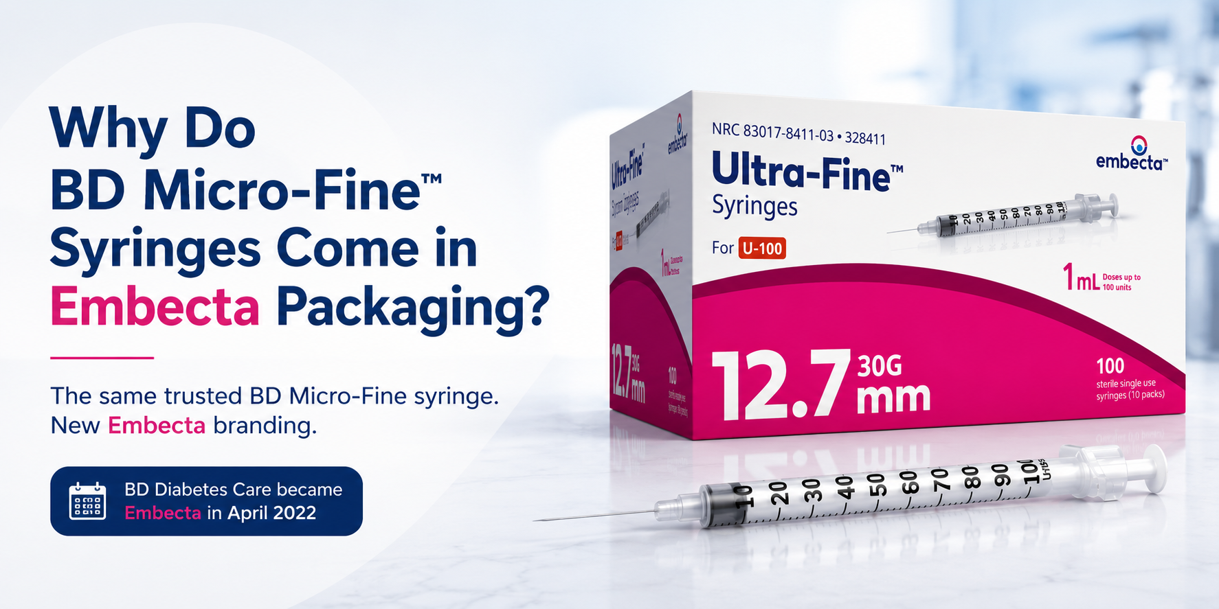 Why Do My BD Micro-Fine Syringes Arrive in Embecta Packaging?