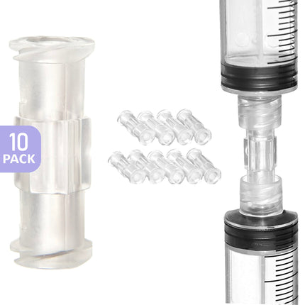 single Luer Lock syringe coupler made from polypropylene for medical application