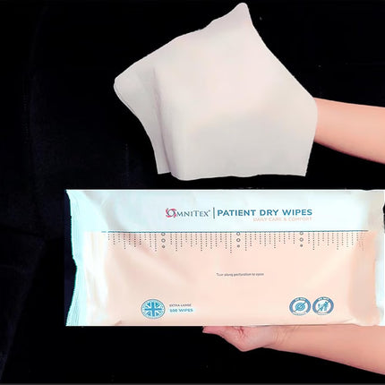 Omnitex Patient Dry Wipes - Pack of 100