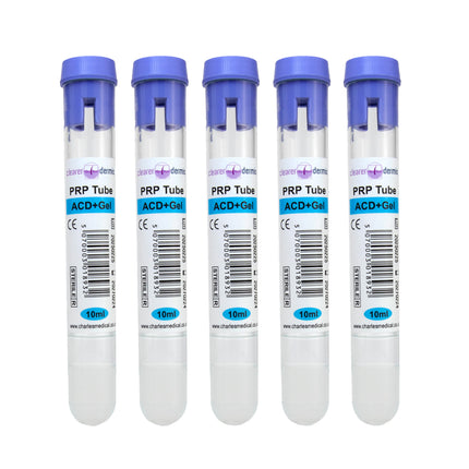 Bulk pack of PRP tubes (available in 5, 10, 25, 50 packs)