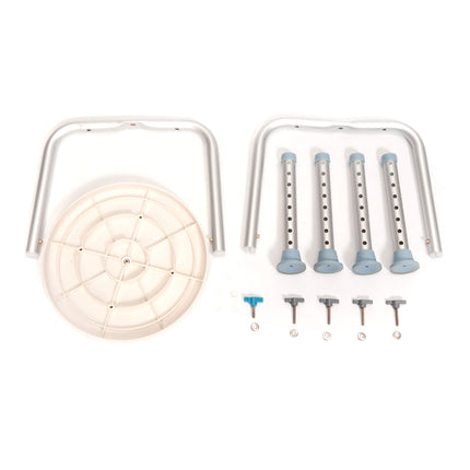 Bath Stool with Rotating Seat Charles Medical Devilbis Healthcare flat pack