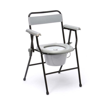 Lightweight Folding Commode - 5 Litre pan with lid