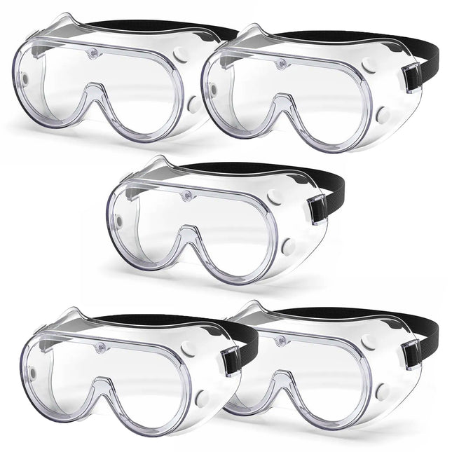 Safety goggles PPE Charles Medical pack of 5