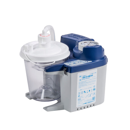 VacuAide 7325P medical suction device with rechargeable battery and accessories Charles Medical UK medical supplies company UK