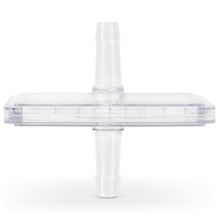 Square Suction Hydrophobic Bacteria Filter for medical use, prevents contamination and cross-infection with hydrophobic membrane barrier.