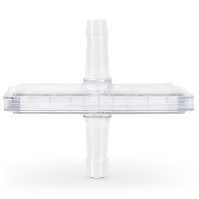 Square Suction Hydrophobic Bacteria Filter for medical use, prevents contamination and cross-infection with hydrophobic membrane barrier.
