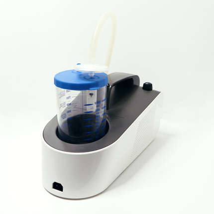 3A professional double pump aspirator with 1000 ml bottle on white background