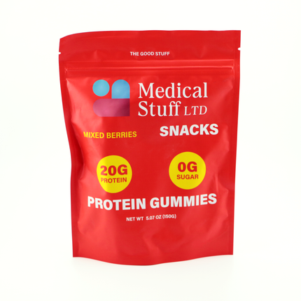 Super-power Pea Protein Gummies – Mixed Berry Flavour 20g Protein  Plant-Based, Vegan, No Added Sugar