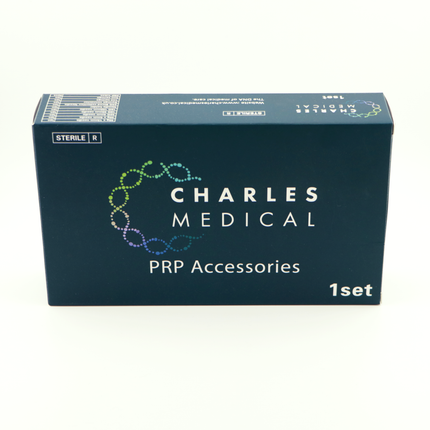 Box of Charles Medical PRP Accessories on a white background