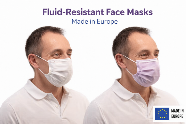 Type IIR Surgical Face Mask Fluid Resistant Box of 50