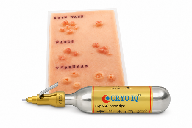 CryoIQ DERM Plus Cryotherapy Device - Liquid N2O - 25g Kit - CE Marked