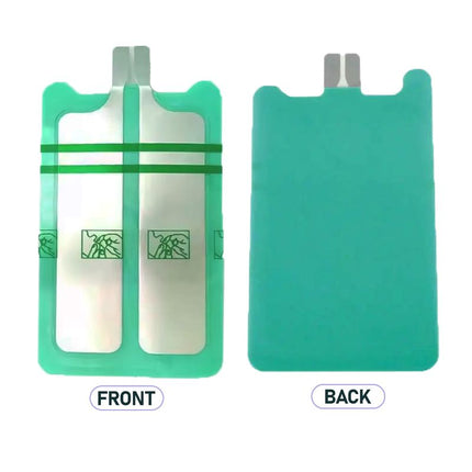 ESU grounding pad applied for surgical use, single-use electrode for safe patient grounding, universal connector on ESU grounding pad, compatible with most electrosurgical generators