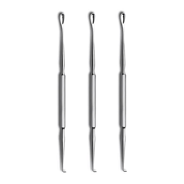 Gross Ear Curette & Hook – Stainless Steel ENT Tool for Safe & Precise Ear Wax Removal. Packs of 3, 5, 10