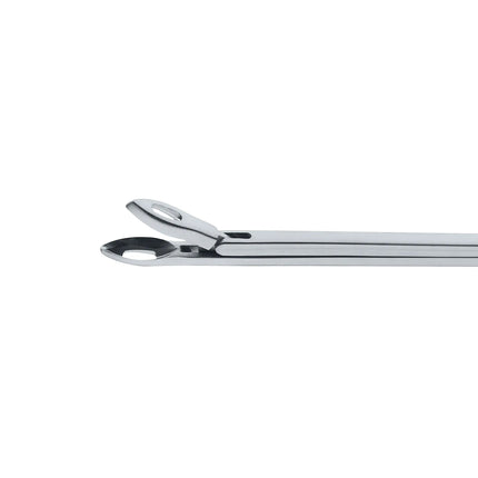 Forceps Stainless Steel Precision Ear Care Tool Open Loop Fenestrated Jaws Charles Medical UK 8 cm