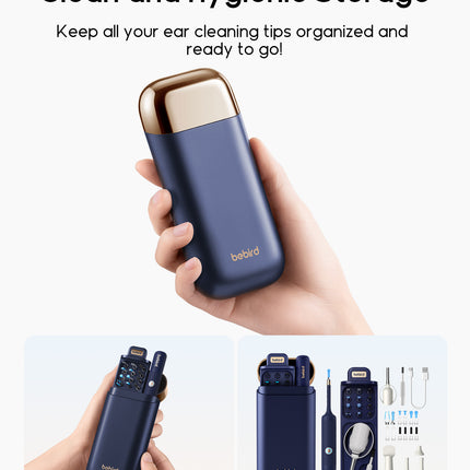 Bebird Ear HD Camera & Tweezers – Smart Otoscope with Replaceable Tips for Adults & Kids