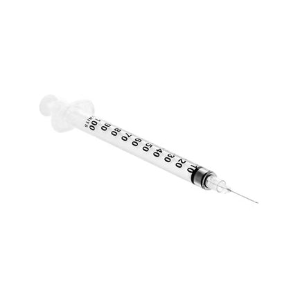 Metallic object on a white background