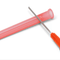 BD 18G x 1½" sterile blunt fill needles with a safety cap and protective cover.