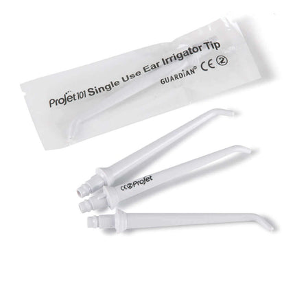 Projet 101 single use ear irrigation tips pack of 100 for safe cleaning