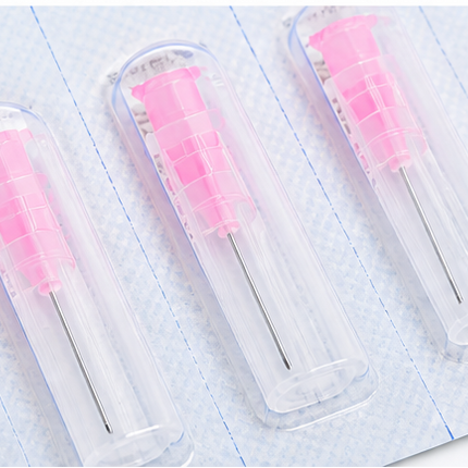 close up of the Hypodermic needle 32G x 8mm