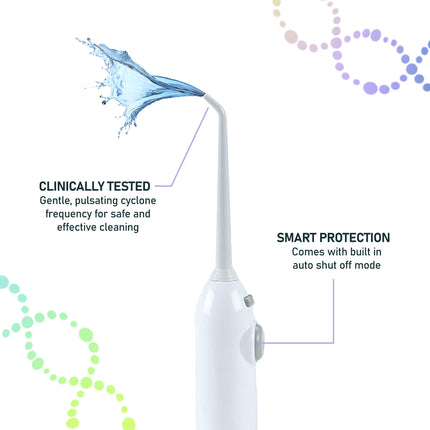 Projet 101 Electronic Ear Irrigator S2 with gentle cyclone frequency water spray and smart protection auto shut-off mode