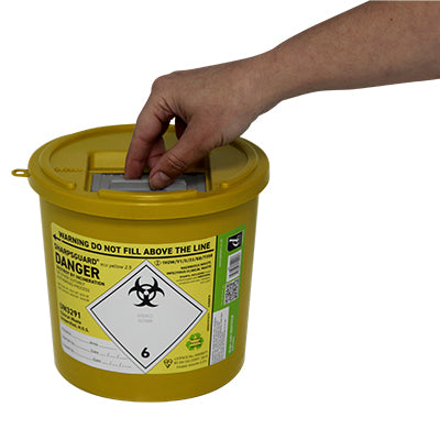 2.5 litre sharps bin SHARPSGUARD eco yellow 2.5