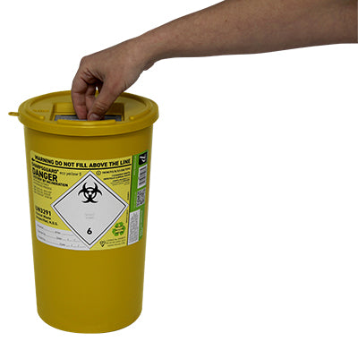 5 Litre Sharps Bin SHARPSGUARD Eco Yellow 5