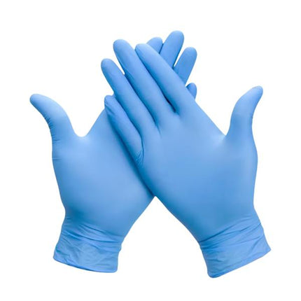 Blue Nitrile Examination Gloves - McKinnon Medical - Box of 100