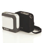iGo2 Portable Oxygen Concentrator with SmartDose Technology and carrying case, lightweight and efficient POC device.