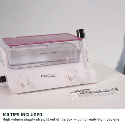 White and purple Propulse Ear irrigation / Ear wax remover machine 