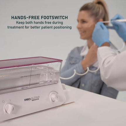 White and purple Propulse Ear irrigation / Ear wax remover machine 