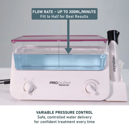 White and purple Propulse Ear irrigation / Ear wax remover machine 