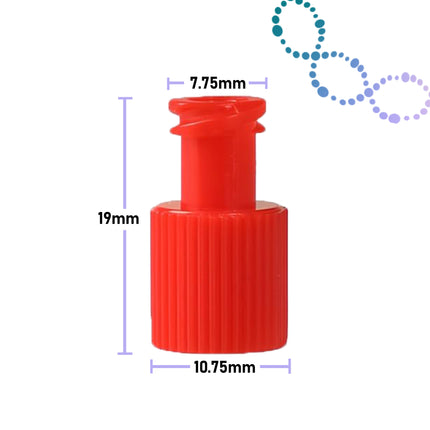 red stopper luer syringe Charles Medical