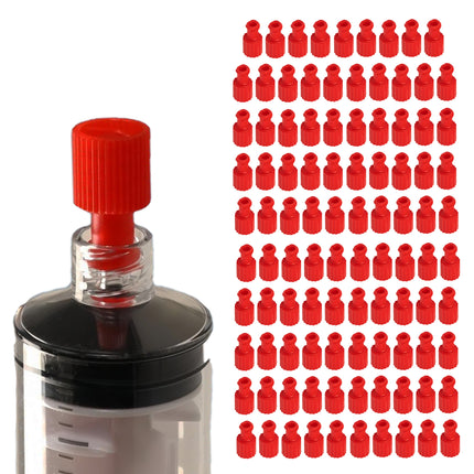 red stopper luer syringe Charles Medical